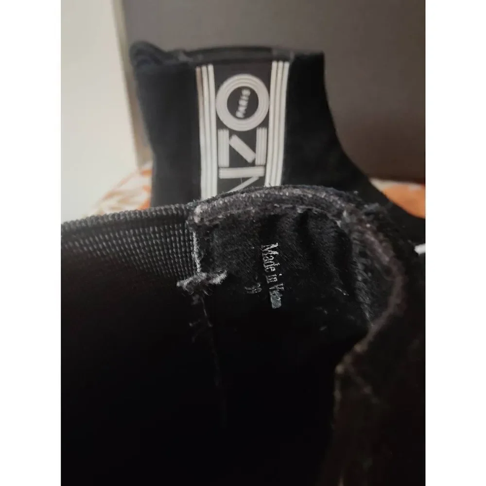 Kenzo High Top Sneakers Slip On Rare Size 39 Women's Size 7.5